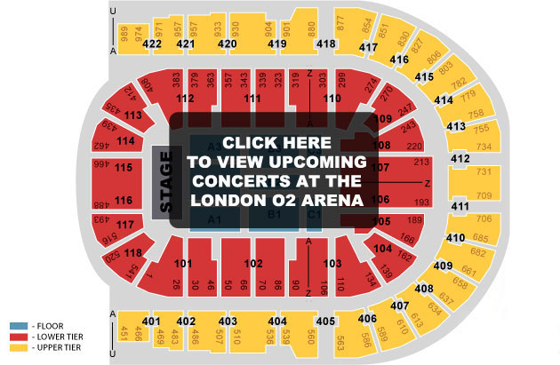 Michael Jackson Seating Plan For The London O2 Arena Shows